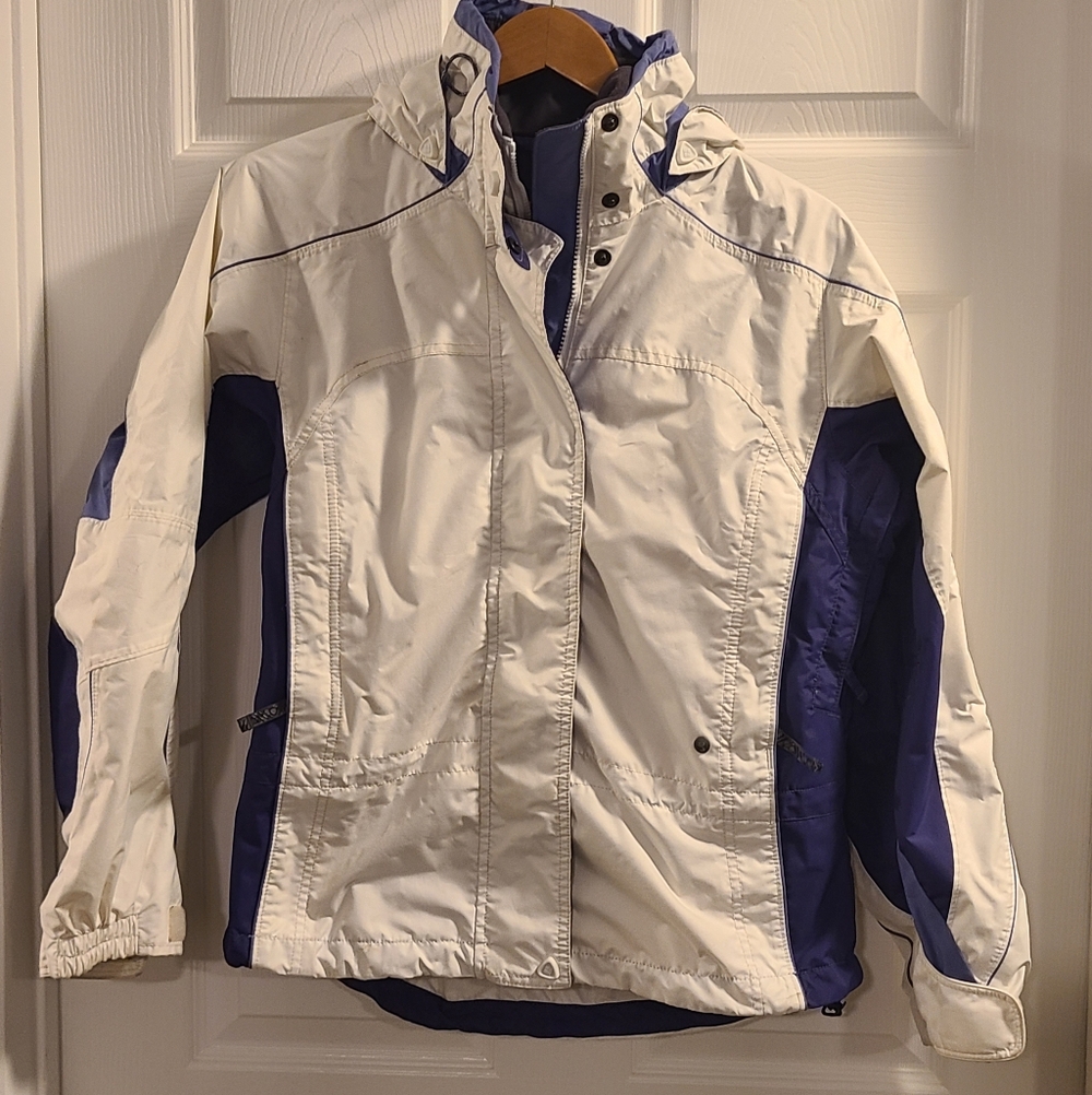 Womens Columbia Core Interchange Jacket SHELL ONLY Size: S Color: White Purple
